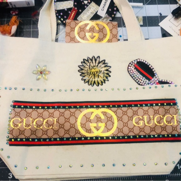 Gucci Handbags - 🛍️GUCCI-Handmade by Me w/ Authentic GUCCI, LOUIS VUITTON & CHANEL RIBBONS🛍️